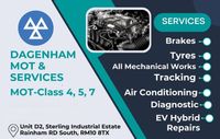 Dagenham mot &services limited Logo
