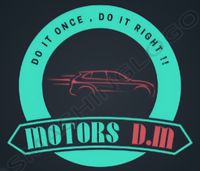 D.M MOTORS Logo